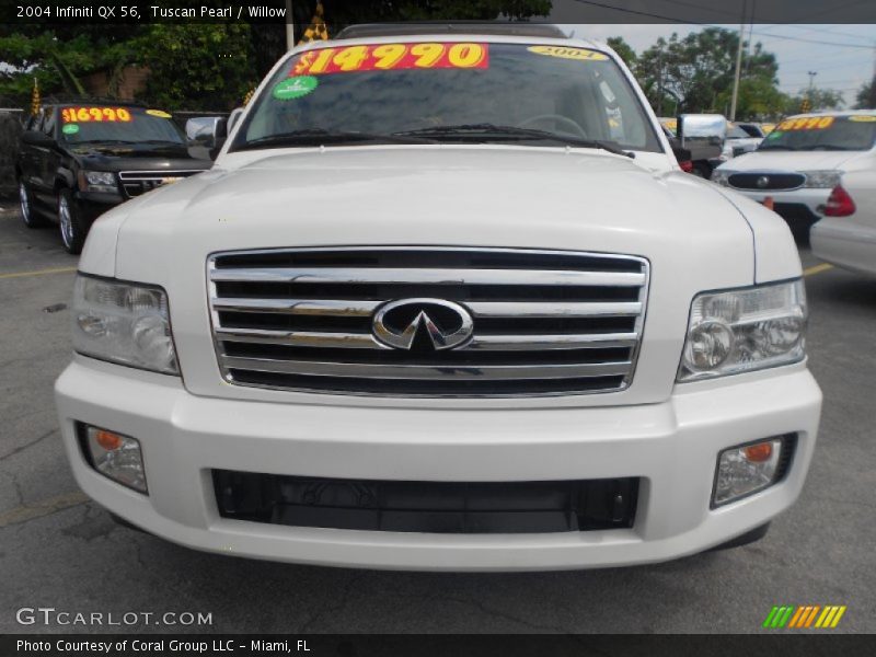 Tuscan Pearl / Willow 2004 Infiniti QX 56