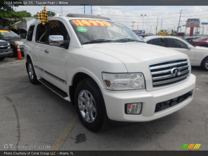 Tuscan Pearl / Willow 2004 Infiniti QX 56
