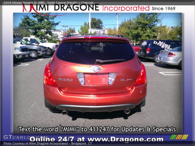 Sunlit Copper Metallic / Charcoal 2004 Nissan Murano SL AWD
