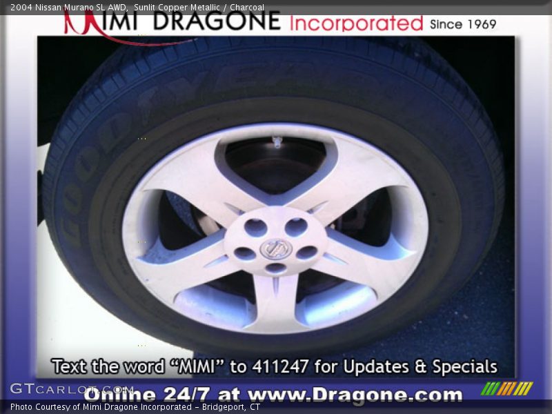 Sunlit Copper Metallic / Charcoal 2004 Nissan Murano SL AWD