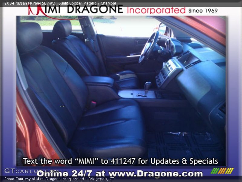 Sunlit Copper Metallic / Charcoal 2004 Nissan Murano SL AWD
