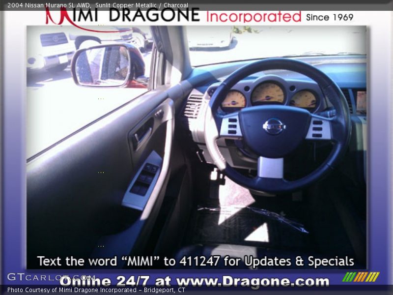 Sunlit Copper Metallic / Charcoal 2004 Nissan Murano SL AWD