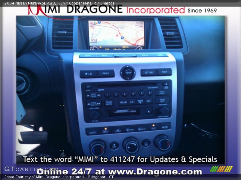 Sunlit Copper Metallic / Charcoal 2004 Nissan Murano SL AWD