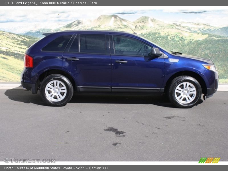 Kona Blue Metallic / Charcoal Black 2011 Ford Edge SE