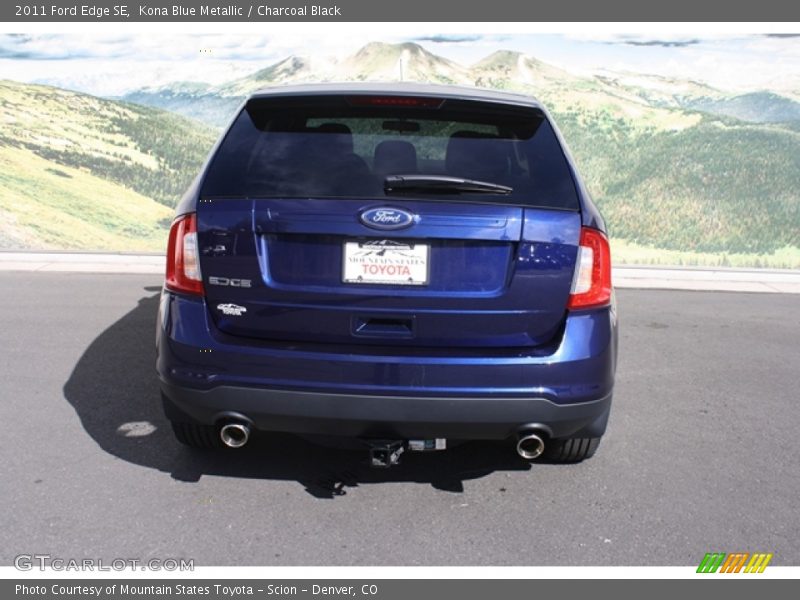 Kona Blue Metallic / Charcoal Black 2011 Ford Edge SE