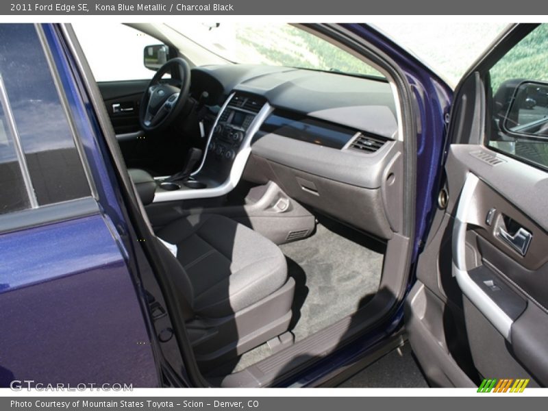 Kona Blue Metallic / Charcoal Black 2011 Ford Edge SE