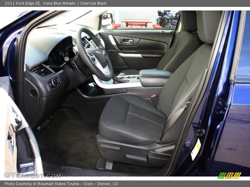 Kona Blue Metallic / Charcoal Black 2011 Ford Edge SE