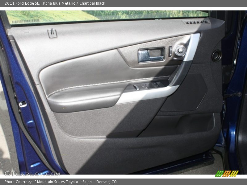 Kona Blue Metallic / Charcoal Black 2011 Ford Edge SE