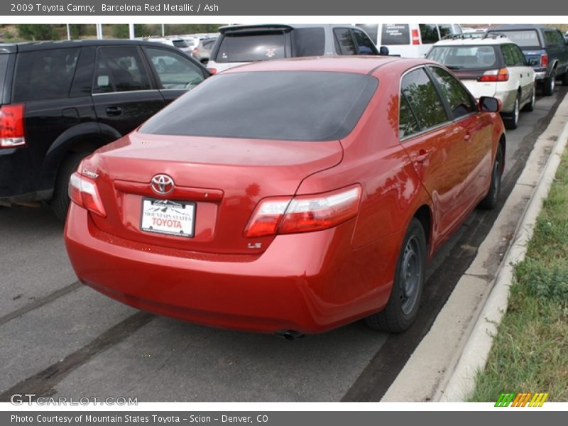 Barcelona Red Metallic / Ash 2009 Toyota Camry