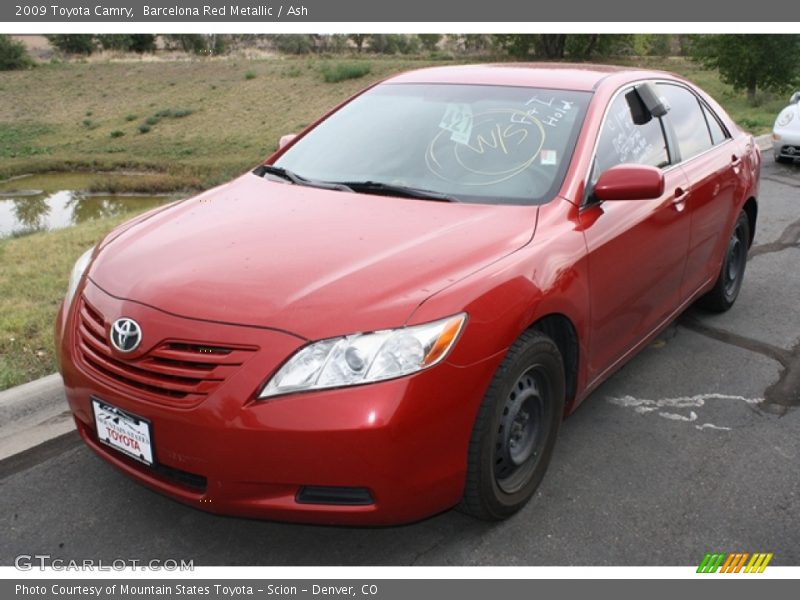 Barcelona Red Metallic / Ash 2009 Toyota Camry