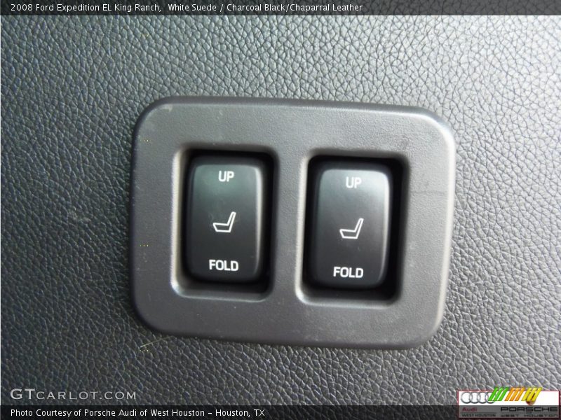 White Suede / Charcoal Black/Chaparral Leather 2008 Ford Expedition EL King Ranch