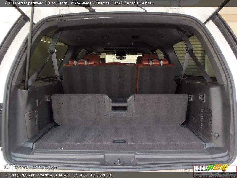 White Suede / Charcoal Black/Chaparral Leather 2008 Ford Expedition EL King Ranch