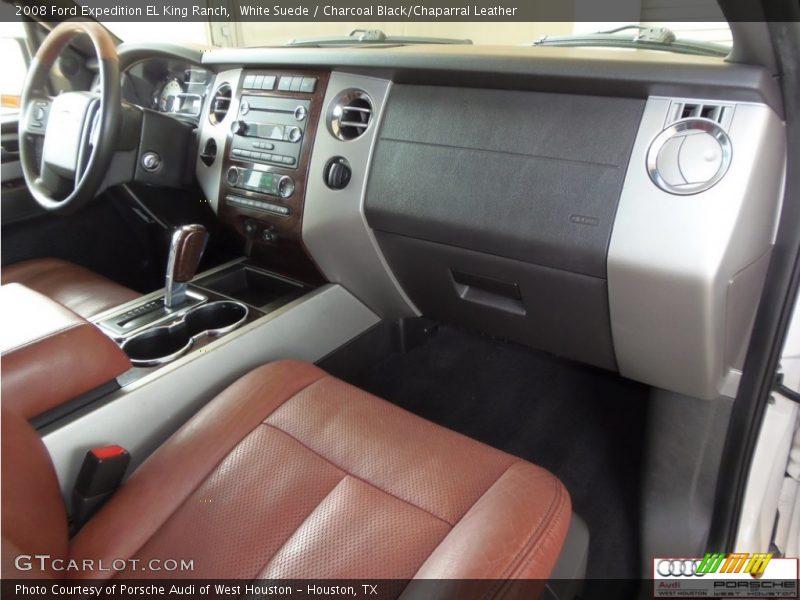 White Suede / Charcoal Black/Chaparral Leather 2008 Ford Expedition EL King Ranch