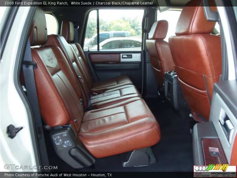 White Suede / Charcoal Black/Chaparral Leather 2008 Ford Expedition EL King Ranch