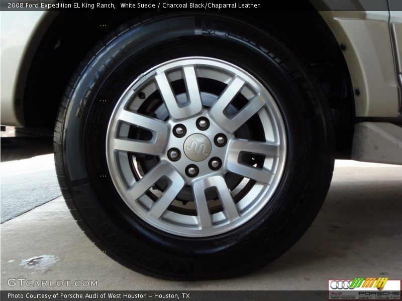 White Suede / Charcoal Black/Chaparral Leather 2008 Ford Expedition EL King Ranch