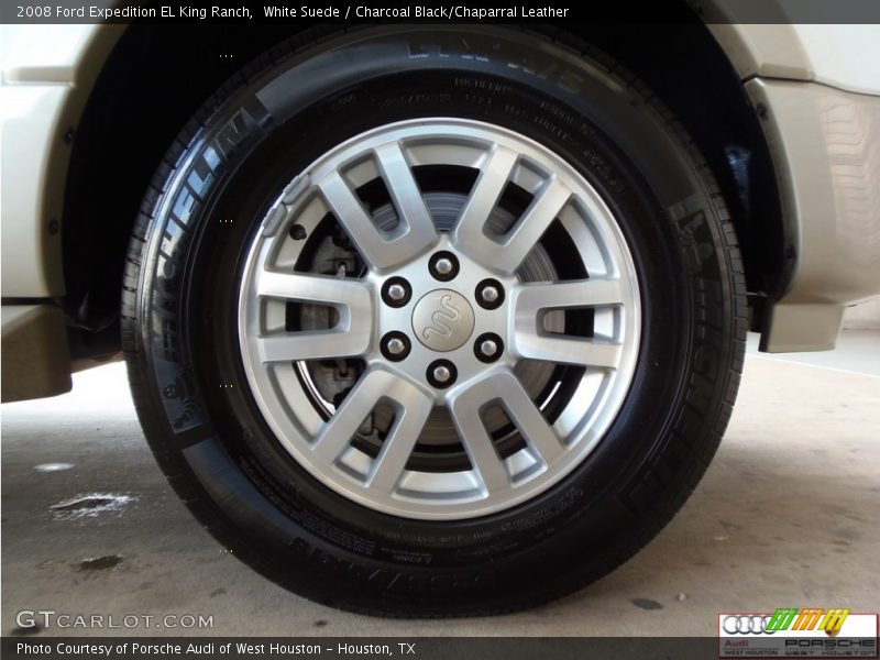 White Suede / Charcoal Black/Chaparral Leather 2008 Ford Expedition EL King Ranch