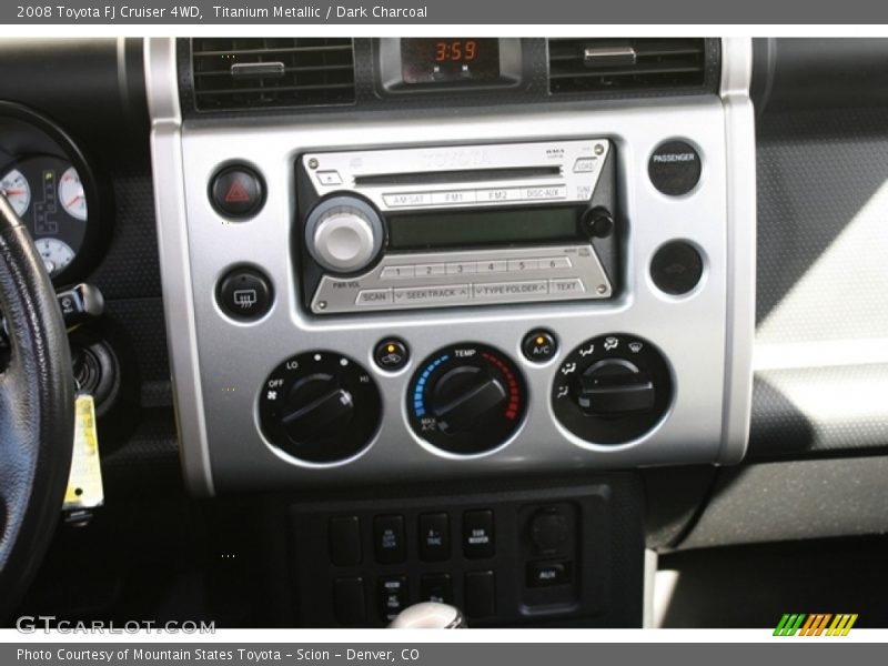 Titanium Metallic / Dark Charcoal 2008 Toyota FJ Cruiser 4WD