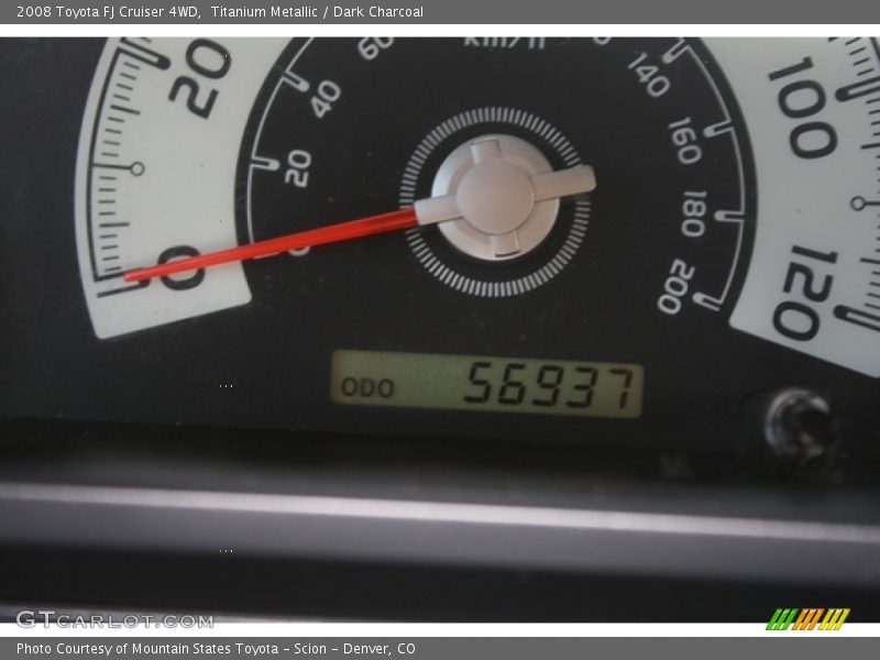 Titanium Metallic / Dark Charcoal 2008 Toyota FJ Cruiser 4WD