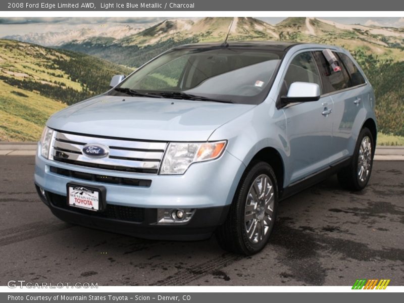 Light Ice Blue Metallic / Charcoal 2008 Ford Edge Limited AWD
