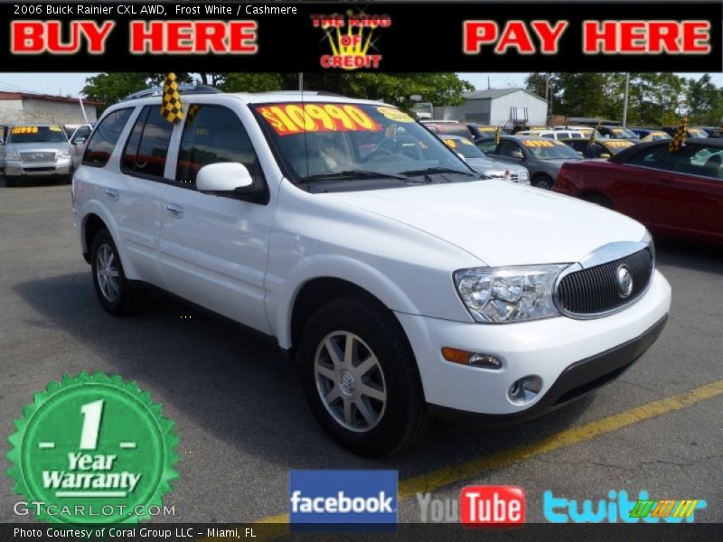 Frost White / Cashmere 2006 Buick Rainier CXL AWD