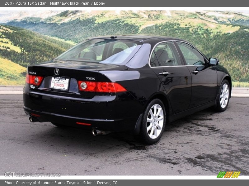 Nighthawk Black Pearl / Ebony 2007 Acura TSX Sedan