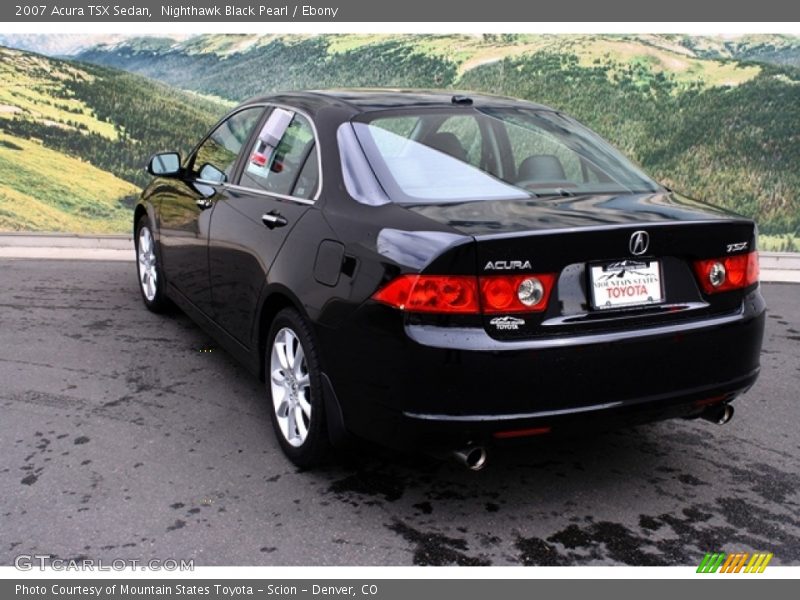 Nighthawk Black Pearl / Ebony 2007 Acura TSX Sedan