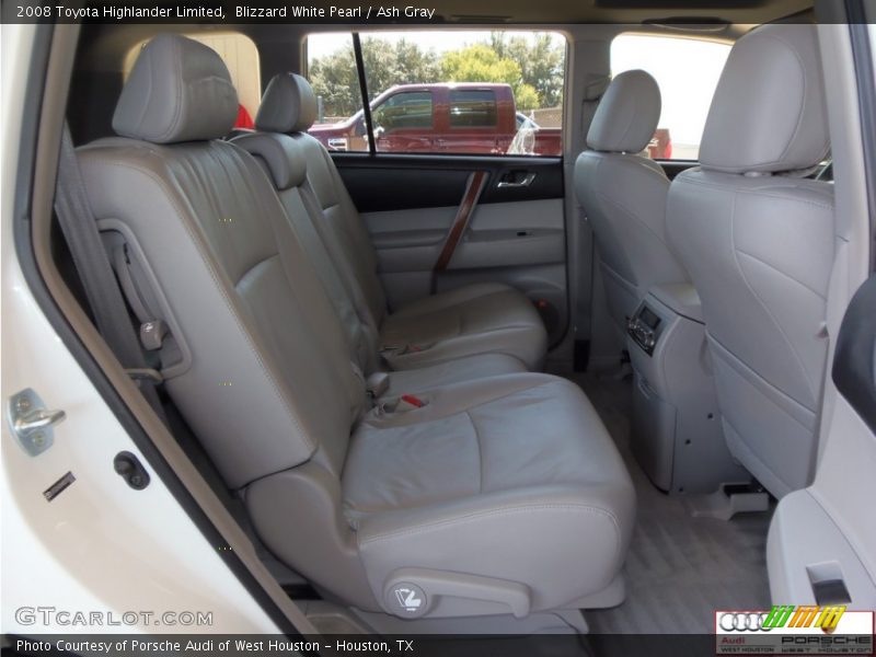 Blizzard White Pearl / Ash Gray 2008 Toyota Highlander Limited