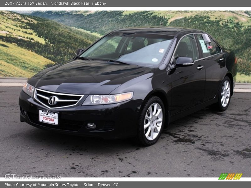 Nighthawk Black Pearl / Ebony 2007 Acura TSX Sedan