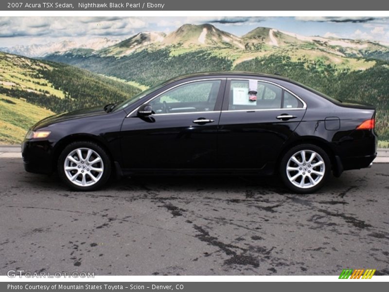 Nighthawk Black Pearl / Ebony 2007 Acura TSX Sedan