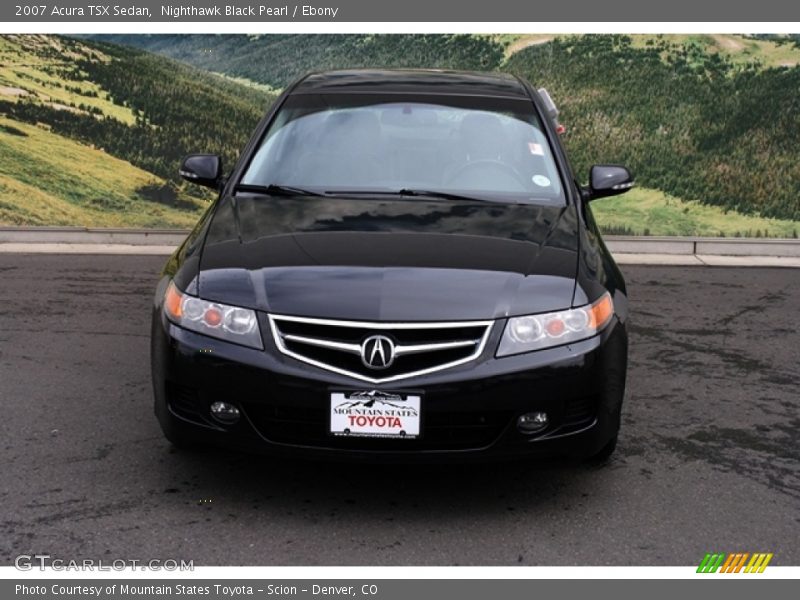 Nighthawk Black Pearl / Ebony 2007 Acura TSX Sedan
