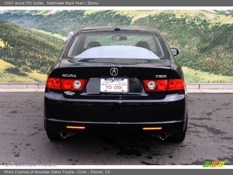 Nighthawk Black Pearl / Ebony 2007 Acura TSX Sedan