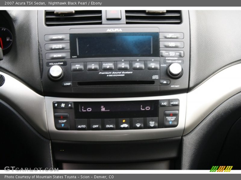 Nighthawk Black Pearl / Ebony 2007 Acura TSX Sedan