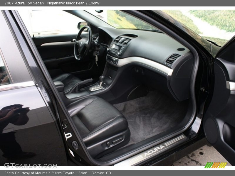 Nighthawk Black Pearl / Ebony 2007 Acura TSX Sedan