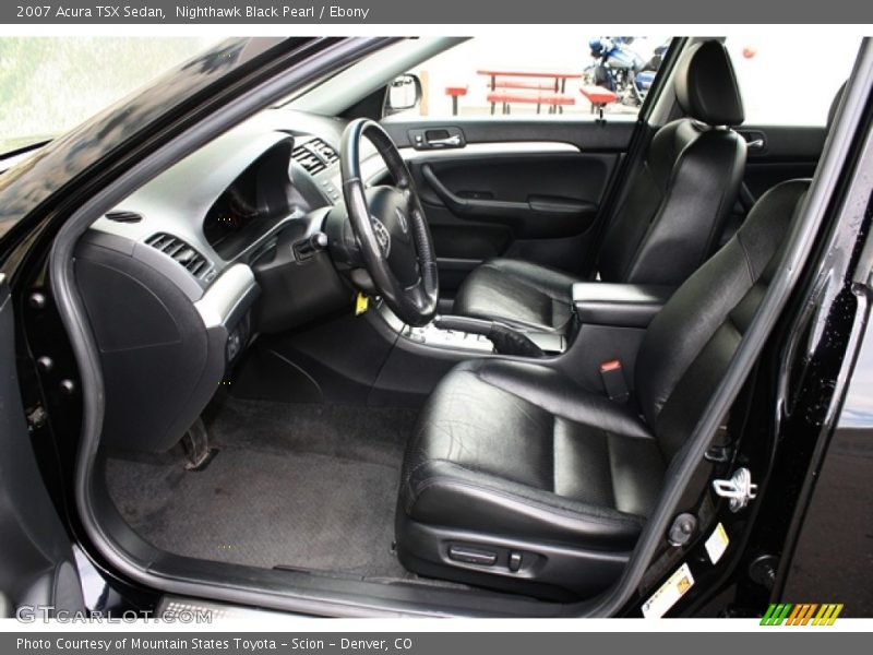 Nighthawk Black Pearl / Ebony 2007 Acura TSX Sedan
