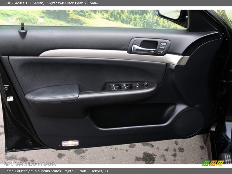 Nighthawk Black Pearl / Ebony 2007 Acura TSX Sedan