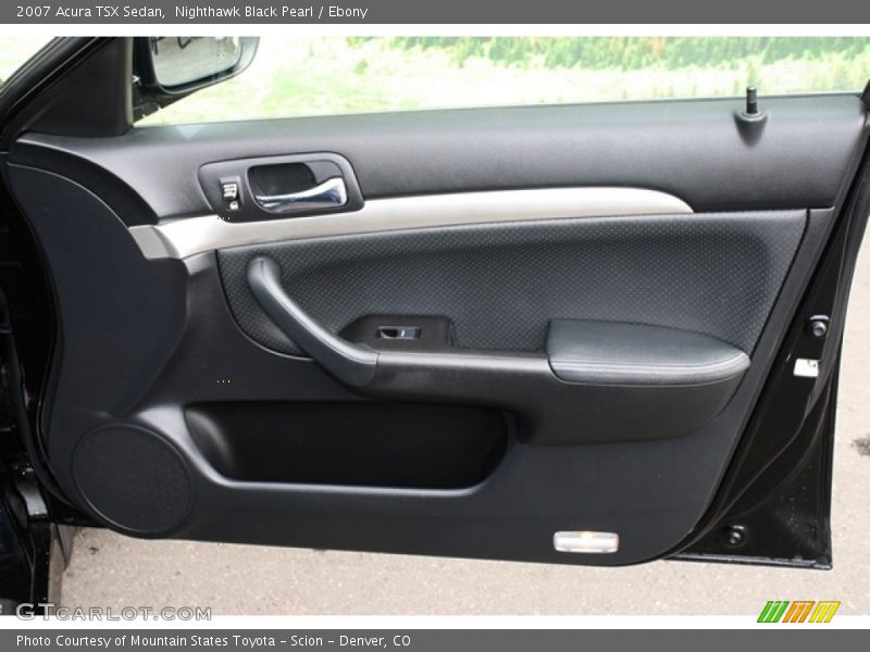 Nighthawk Black Pearl / Ebony 2007 Acura TSX Sedan
