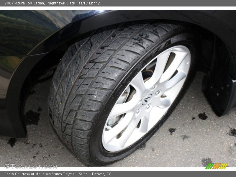 Nighthawk Black Pearl / Ebony 2007 Acura TSX Sedan