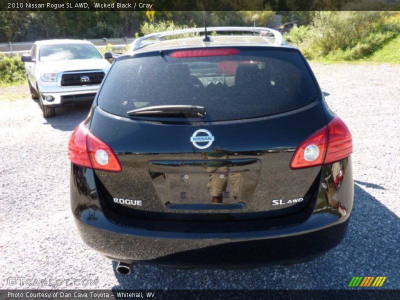 Wicked Black / Gray 2010 Nissan Rogue SL AWD