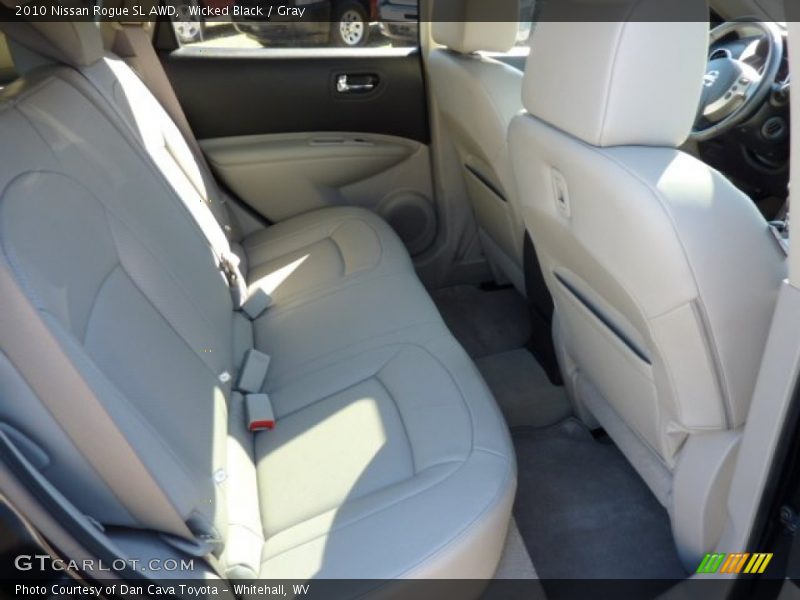 Wicked Black / Gray 2010 Nissan Rogue SL AWD