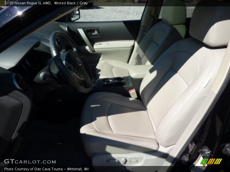 Wicked Black / Gray 2010 Nissan Rogue SL AWD