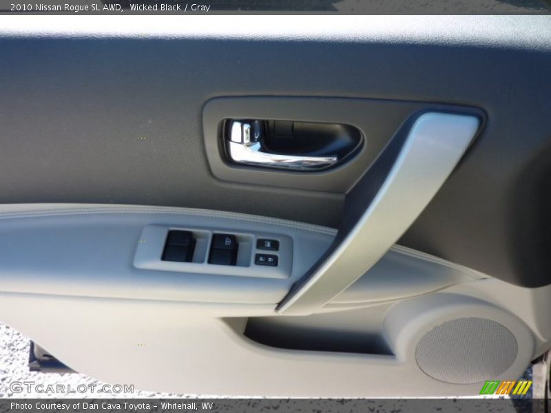 Wicked Black / Gray 2010 Nissan Rogue SL AWD