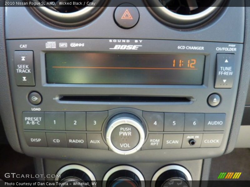 Wicked Black / Gray 2010 Nissan Rogue SL AWD