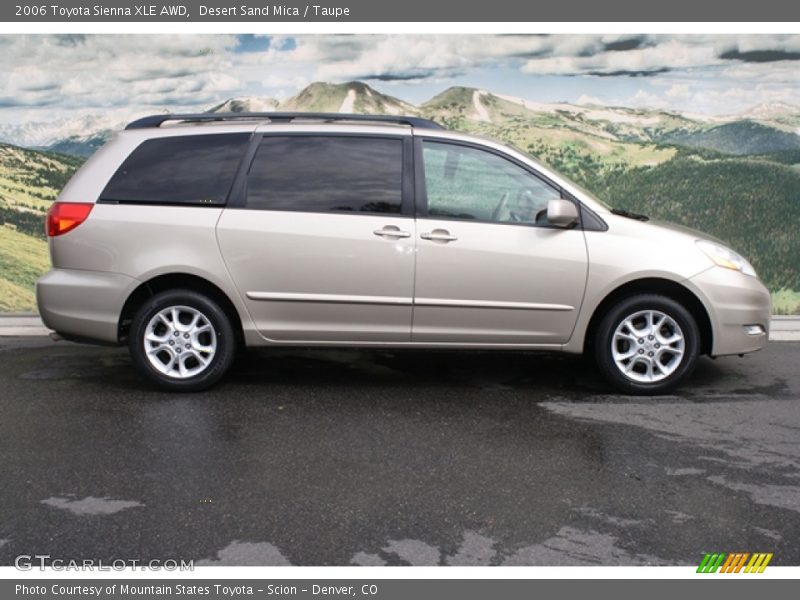 Desert Sand Mica / Taupe 2006 Toyota Sienna XLE AWD