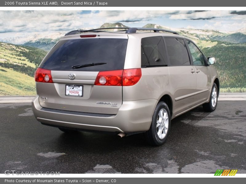 Desert Sand Mica / Taupe 2006 Toyota Sienna XLE AWD