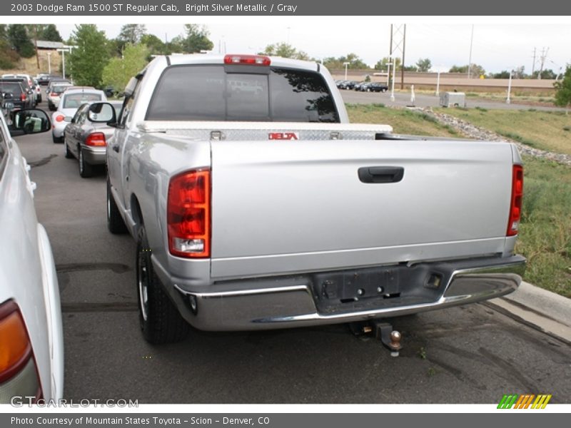 Bright Silver Metallic / Gray 2003 Dodge Ram 1500 ST Regular Cab