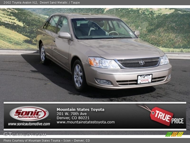 Desert Sand Metallic / Taupe 2002 Toyota Avalon XLS