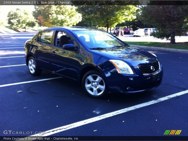 Blue Onyx / Charcoal 2009 Nissan Sentra 2.0 S