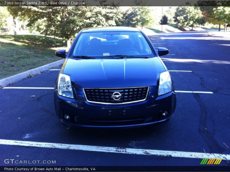 Blue Onyx / Charcoal 2009 Nissan Sentra 2.0 S