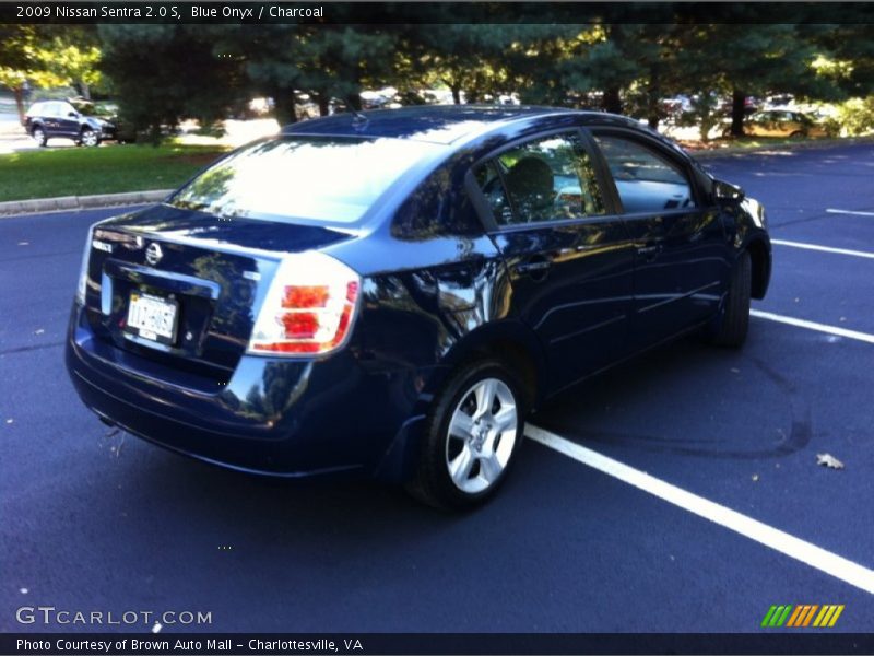 Blue Onyx / Charcoal 2009 Nissan Sentra 2.0 S