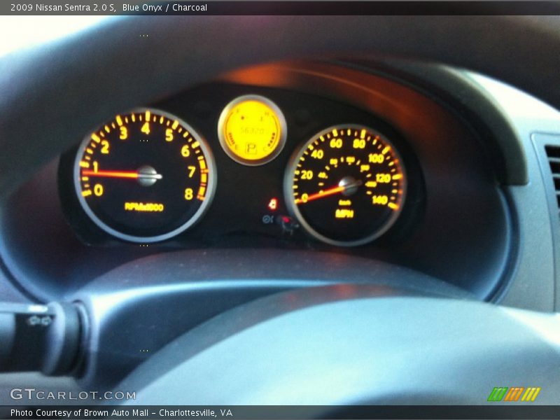 Blue Onyx / Charcoal 2009 Nissan Sentra 2.0 S